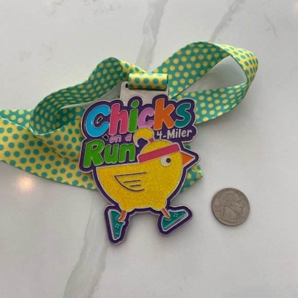 Gone for A Run Virtual running medal - Chicks on a Run 4 miler - Picture 1 of 1